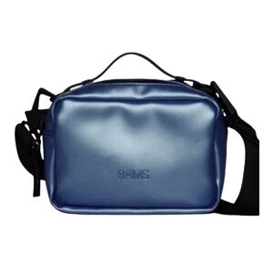Rains Micro Box Bag w/ Shoulder Strap, Laser Blue, NWT, List Price $95,